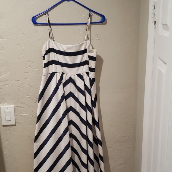 jessica simpson blue and white dress Happily Ever After Tie Wrap Dress  Kay Pop Art Studio
